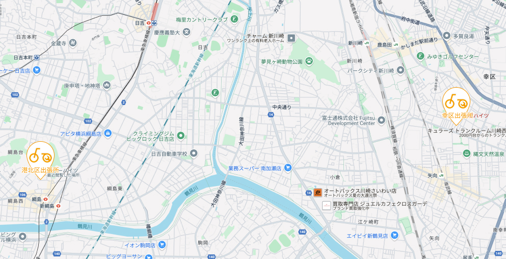 　神奈川県　店舗一覧